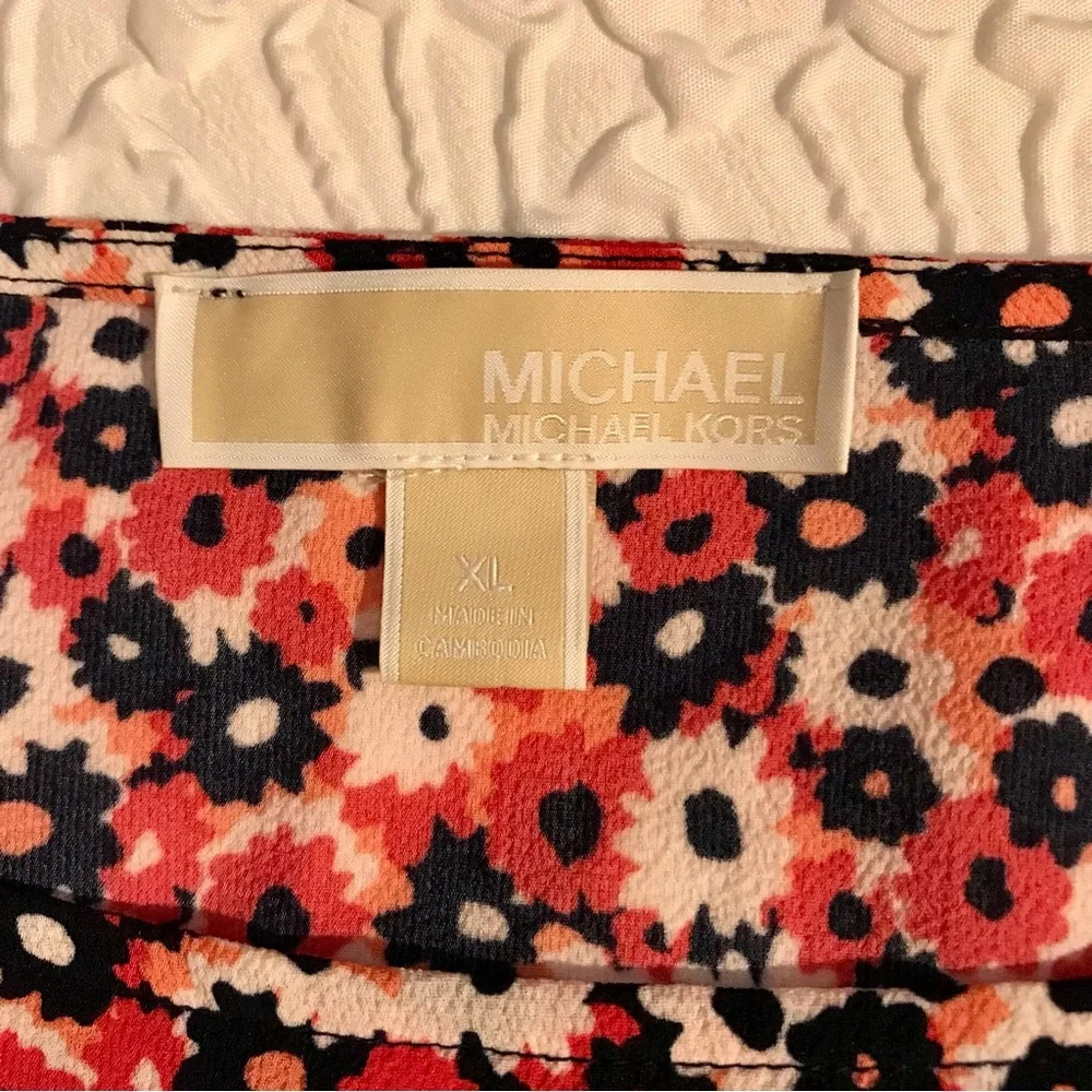 MICHAEL Michael Kors Floral  Women's Top size XL - Picture 2 of 7